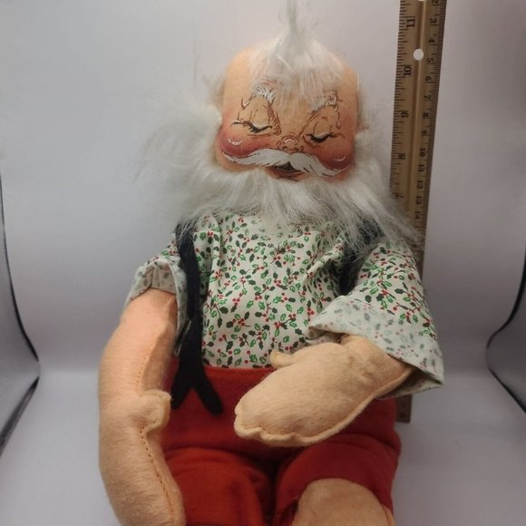 Vintage Annalee Napping Santa Shelf Sitter, 19" tall Christmas Holiday Posable - Picture 4 of 8